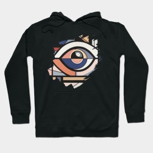 Abstract  eye Hoodie